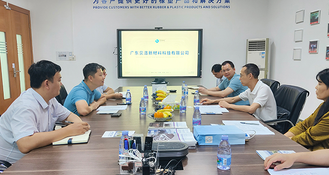 東莞市工信局、市倍增辦領(lǐng)導(dǎo)一行蒞臨貝洛新材參觀指導(dǎo)